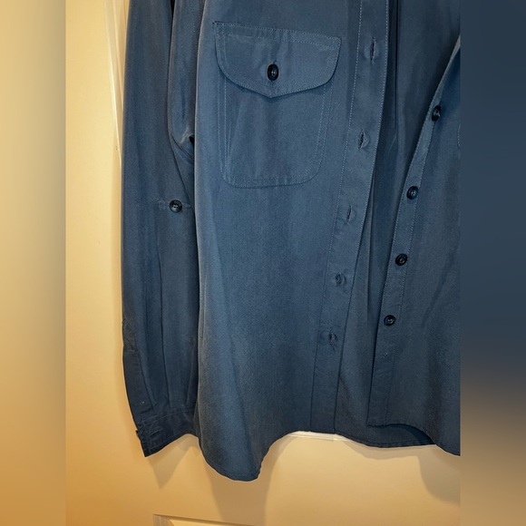 Apparenza Women’s Blue Button Up Size Small - Picture 5 of 11